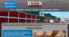 Desktop Screenshot of bodegaspremier.cl